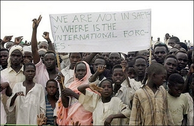 Refugees at the Kalma Camp in south Darfur, in 2005.

Picture: UN