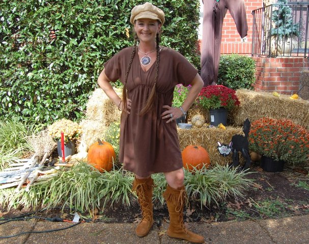 Photo: Hubby says I was channeling Pocahontas!
