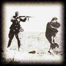 German Nazi Soldier Shooting Jews