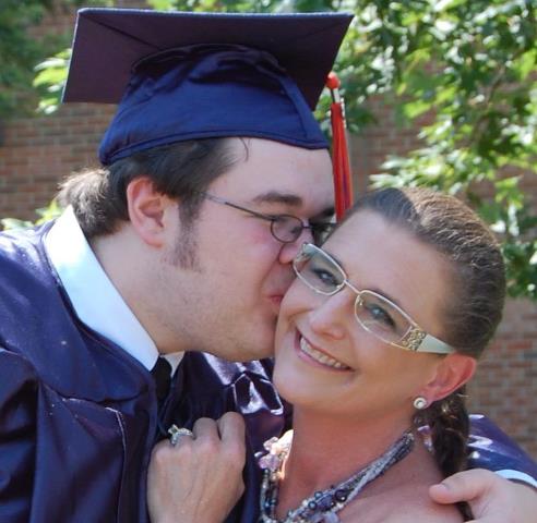 Photo: Graduation day for my baby boy! Yes I cried!